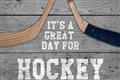 Picture of Great Day for Hockey on Wood _GroupedProduct_Rectangle_Landscape_Mini_ _GroupedProduct_Rectangle_Landscape_Unframed_Print_Only_