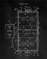 Picture of Hockey Rink Blueprint _GroupedProduct_Rectangle_Portrait_Mini_ _GroupedProduct_Rectangle_Portrait_Unframed_Print_Only_