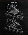 Picture of Hockey Skate Blueprint _GroupedProduct_Rectangle_Portrait_Mini_ _GroupedProduct_Rectangle_Portrait_Unframed_Print_Only_