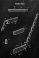 Picture of Hockey Stick I Blueprint _GroupedProduct_Rectangle_Portrait_Mini_ _GroupedProduct_Rectangle_Portrait_Unframed_Print_Only_