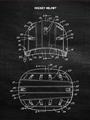 Picture of Hockey Helmet I Blueprint _GroupedProduct_Rectangle_Portrait_Mini_ _GroupedProduct_Rectangle_Portrait_Unframed_Print_Only_