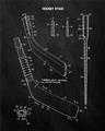 Picture of Hockey Stick II Blueprint _GroupedProduct_Rectangle_Portrait_Mini_ _GroupedProduct_Rectangle_Portrait_Unframed_Print_Only_