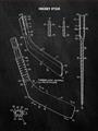 Picture of Hockey Stick II Blueprint _GroupedProduct_Rectangle_Portrait_Mini_ _GroupedProduct_Rectangle_Portrait_Unframed_Print_Only_
