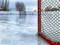 Picture of Red and White Hockey Goal _GroupedProduct_Rectangle_Landscape_Mini_ _GroupedProduct_Rectangle_Landscape_Unframed_Print_Only_