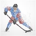 Picture of Dotted Player _GroupedProduct_Square_Mini_ _GroupedProduct_Square_Unframed_Print_Only_