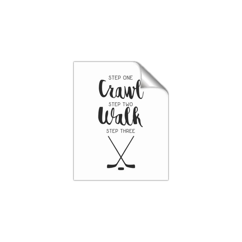 Picture of Crawl, Walk, Hockey _GroupedProduct_Rectangle_Portrait_Mini_ _GroupedProduct_Rectangle_Portrait_Unframed_Print_Only_