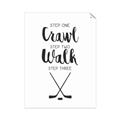 Picture of Crawl, Walk, Hockey _GroupedProduct_Rectangle_Portrait_Mini_ _GroupedProduct_Rectangle_Portrait_Unframed_Print_Only_