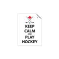 Picture of Keep Calm Play Hockey Black  _GroupedProduct_Rectangle_Portrait_Mini_ _GroupedProduct_Rectangle_Portrait_Unframed_Print_Only_