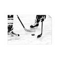 Picture of Hockey Players _GroupedProduct_Rectangle_Landscape_Mini_ _GroupedProduct_Rectangle_Landscape_Unframed_Print_Only_