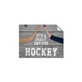 Picture of Great Day for Hockey on Wood _GroupedProduct_Rectangle_Landscape_Mini_ _GroupedProduct_Rectangle_Landscape_Unframed_Print_Only_