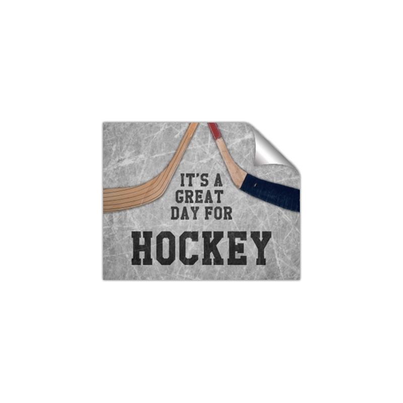 Picture of Great Day for Hockey _GroupedProduct_Rectangle_Landscape_Mini_ _GroupedProduct_Rectangle_Landscape_Unframed_Print_Only_