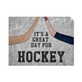 Picture of Great Day for Hockey _GroupedProduct_Rectangle_Landscape_Mini_ _GroupedProduct_Rectangle_Landscape_Unframed_Print_Only_