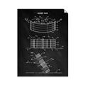 Picture of Hockey Puck Blueprint _GroupedProduct_Rectangle_Portrait_Mini_ _GroupedProduct_Rectangle_Portrait_Unframed_Print_Only_
