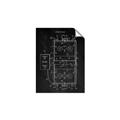 Picture of Hockey Rink Blueprint _GroupedProduct_Rectangle_Portrait_Mini_ _GroupedProduct_Rectangle_Portrait_Unframed_Print_Only_
