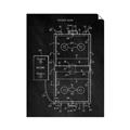 Picture of Hockey Rink Blueprint _GroupedProduct_Rectangle_Portrait_Mini_ _GroupedProduct_Rectangle_Portrait_Unframed_Print_Only_