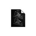 Picture of Hockey Skate Blueprint _GroupedProduct_Rectangle_Portrait_Mini_ _GroupedProduct_Rectangle_Portrait_Unframed_Print_Only_