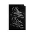 Picture of Hockey Skate Blueprint _GroupedProduct_Rectangle_Portrait_Mini_ _GroupedProduct_Rectangle_Portrait_Unframed_Print_Only_
