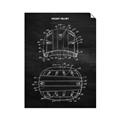 Picture of Hockey Helmet I Blueprint _GroupedProduct_Rectangle_Portrait_Mini_ _GroupedProduct_Rectangle_Portrait_Unframed_Print_Only_