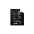 Picture of Hockey Glove Blueprint _GroupedProduct_Rectangle_Portrait_Mini_ _GroupedProduct_Rectangle_Portrait_Unframed_Print_Only_