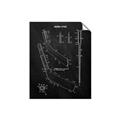 Picture of Hockey Stick II Blueprint _GroupedProduct_Rectangle_Portrait_Mini_ _GroupedProduct_Rectangle_Portrait_Unframed_Print_Only_