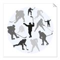 Picture of Hockey Party _GroupedProduct_Square_Mini_ _GroupedProduct_Square_Unframed_Print_Only_