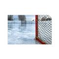 Picture of Red and White Hockey Goal _GroupedProduct_Rectangle_Landscape_Mini_ _GroupedProduct_Rectangle_Landscape_Unframed_Print_Only_