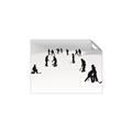 Picture of Kids Playing Hockey Outdoors _GroupedProduct_Rectangle_Landscape_Mini_ _GroupedProduct_Rectangle_Landscape_Unframed_Print_Only_