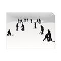 Picture of Kids Playing Hockey Outdoors _GroupedProduct_Rectangle_Landscape_Mini_ _GroupedProduct_Rectangle_Landscape_Unframed_Print_Only_