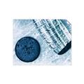 Picture of Hockey Stick and Puck _GroupedProduct_Rectangle_Landscape_Mini_ _GroupedProduct_Rectangle_Landscape_Unframed_Print_Only_