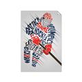 Picture of Hockey Words Player _GroupedProduct_Rectangle_Portrait_Mini_ _GroupedProduct_Rectangle_Portrait_Unframed_Print_Only_