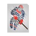 Picture of Hockey Words Player _GroupedProduct_Rectangle_Portrait_Mini_ _GroupedProduct_Rectangle_Portrait_Unframed_Print_Only_