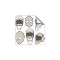 Picture of All the Masks _GroupedProduct_Square_Mini_ _GroupedProduct_Square_Unframed_Print_Only_