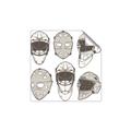 Picture of All the Masks _GroupedProduct_Square_Mini_ _GroupedProduct_Square_Unframed_Print_Only_