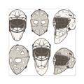 Picture of All the Masks _GroupedProduct_Square_Mini_ _GroupedProduct_Square_Unframed_Print_Only_