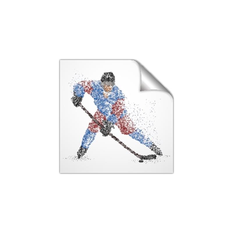 Picture of Dotted Player _GroupedProduct_Square_Mini_ _GroupedProduct_Square_Unframed_Print_Only_