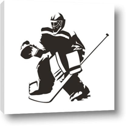 Picture of Goalie Silhouette