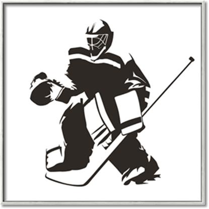 Picture of Goalie Silhouette