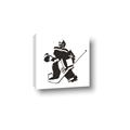 Picture of Goalie Silhouette _GroupedProduct_Square_Mini_ _GroupedProduct_Square_Canvas_