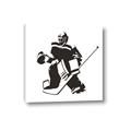Picture of Goalie Silhouette _GroupedProduct_Square_Mini_ _GroupedProduct_Square_Canvas_