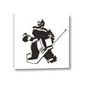 Picture of Goalie Silhouette _GroupedProduct_Square_Mini_ _GroupedProduct_Square_Canvas_