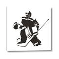 Picture of Goalie Silhouette _GroupedProduct_Square_Mini_ _GroupedProduct_Square_Canvas_