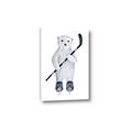 Picture of Hockey Polar Bear _GroupedProduct_Rectangle_Portrait_Mini_ _GroupedProduct_Rectangle_Portrait_Canvas_