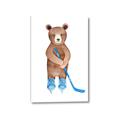 Picture of Hockey Bear _GroupedProduct_Rectangle_Portrait_Mini_ _GroupedProduct_Rectangle_Portrait_Canvas_