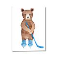 Picture of Hockey Bear _GroupedProduct_Rectangle_Portrait_Mini_ _GroupedProduct_Rectangle_Portrait_Canvas_