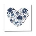 Picture of Blue Heart Hockey _GroupedProduct_Square_Mini_ _GroupedProduct_Square_Canvas_