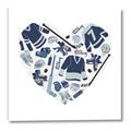 Picture of Blue Heart Hockey _GroupedProduct_Square_Mini_ _GroupedProduct_Square_Canvas_