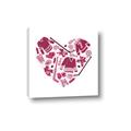 Picture of Pink Heart Hockey _GroupedProduct_Square_Mini_ _GroupedProduct_Square_Canvas_