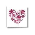 Picture of Pink Heart Hockey _GroupedProduct_Square_Mini_ _GroupedProduct_Square_Canvas_