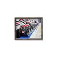 Picture of Hockey Lineup  _GroupedProduct_Rectangle_Landscape_Mini_ _GroupedProduct_Rectangle_Landscape_Canvas_Framed_