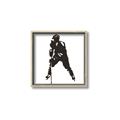 Picture of Player Silhouette _GroupedProduct_Square_Mini_ _GroupedProduct_Square_Canvas_Framed_